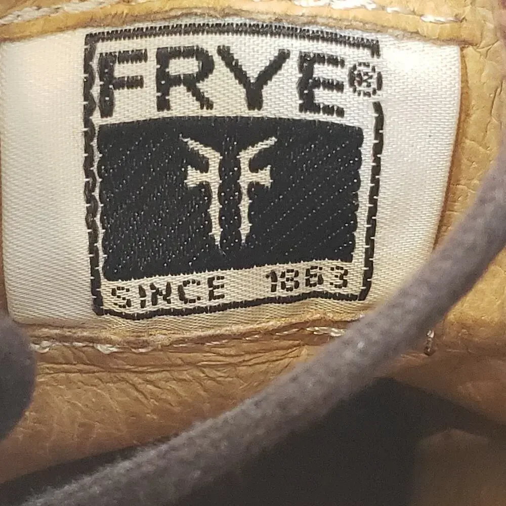 FRYE Men's Dakota Boot Lace Up Brown Leather Boots Size 12 D Shoes